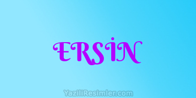 ERSİN