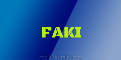 FAKI