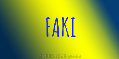 FAKI