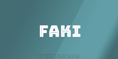 FAKI