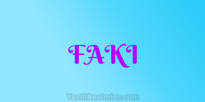 FAKI