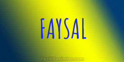 FAYSAL