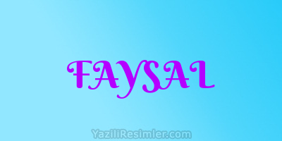 FAYSAL