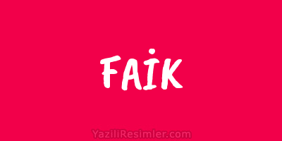 FAİK