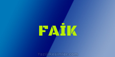 FAİK