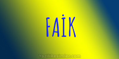 FAİK