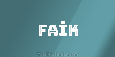 FAİK