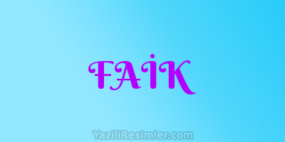 FAİK