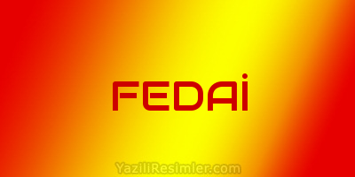 FEDAİ