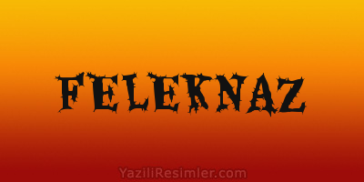 FELEKNAZ