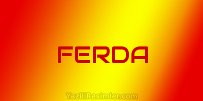 FERDA