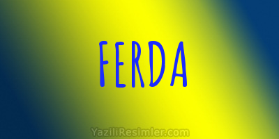 FERDA