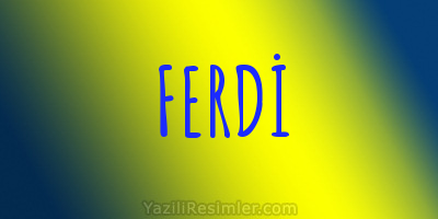 FERDİ