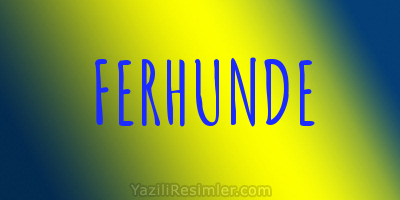 FERHUNDE