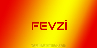 FEVZİ