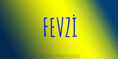 FEVZİ