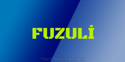 FUZULİ