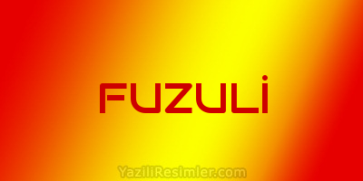 FUZULİ