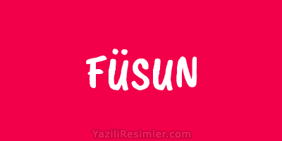 FÜSUN