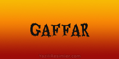 GAFFAR