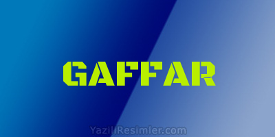 GAFFAR