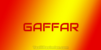 GAFFAR