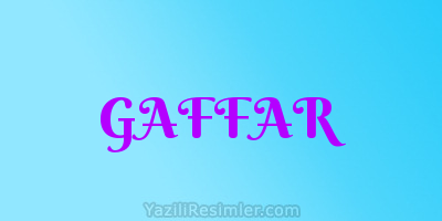 GAFFAR