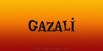 GAZALİ