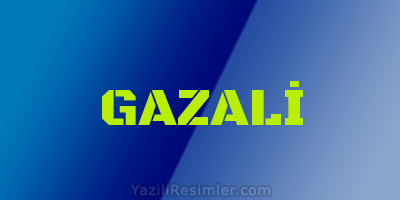 GAZALİ