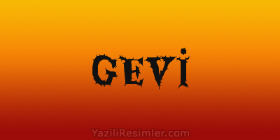 GEVİ