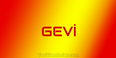 GEVİ