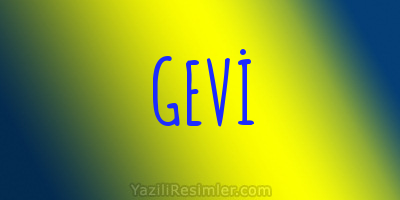 GEVİ