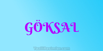 GÖKSAL