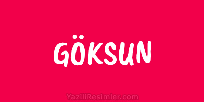 GÖKSUN