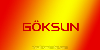 GÖKSUN