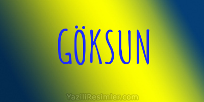 GÖKSUN