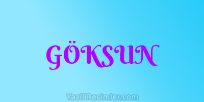 GÖKSUN