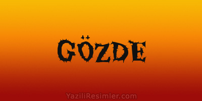 GÖZDE