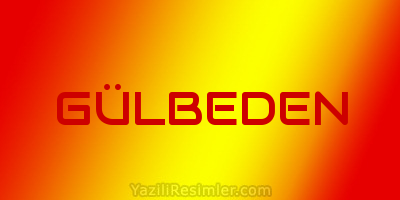 GÜLBEDEN