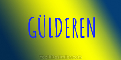 GÜLDEREN