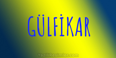 GÜLFİKAR