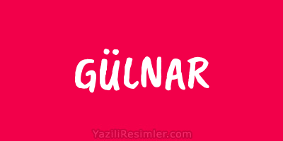 GÜLNAR