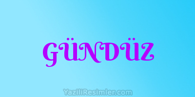 GÜNDÜZ