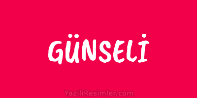 GÜNSELİ