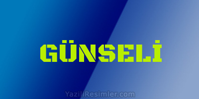 GÜNSELİ