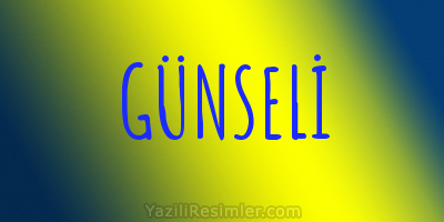 GÜNSELİ