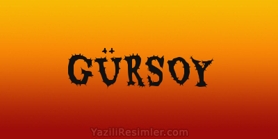 GÜRSOY