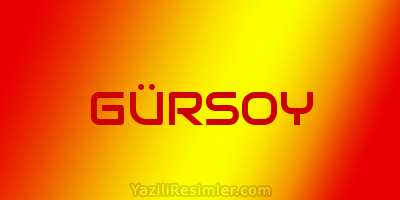 GÜRSOY