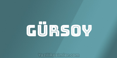 GÜRSOY