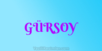 GÜRSOY